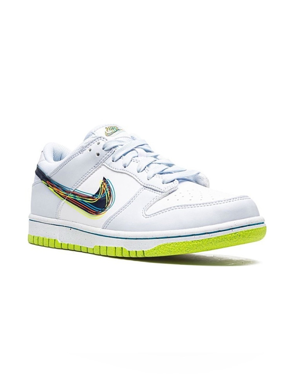 [BRAND NEW] NIKE DUNK LOW 3D SWOOSH GREY GS YOUTH SHOES SIZE 5.5Y SNEAKERS